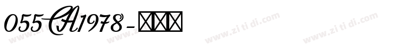 055 CA1978字体转换